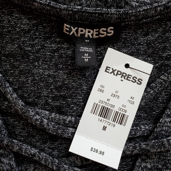 NWT Express Criss-cross Neck Sleeveless Top Sz M - Picture 4 of 6